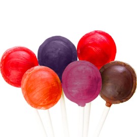 Fruidles Tootsie Giant Pops Lollipops Suckers, Assorted Flavors, Kosher Certified Dairy, Individually Wrapped (8-Pack)