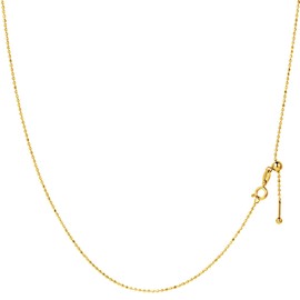 Puente Women's Necklace Chain, Thin, Fine, Stainless Steel, Chain Necklace, Silver, Chain, Adjuster, 15.7 - 17.7 inches (40 - 45 cm), Stainless Steel, No Gemstone