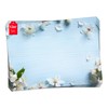 Place Mat - Magnolia on Light Blue Background - 12
