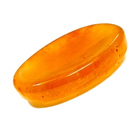 Worry Stones – Yellow Aventurine Crystal Thumb Worry Stone for Anguish, Stress – Relaxing and Soothing Balance Stones for Meditation, Stress Relief – Healing Stones and Crystals for Men and Women