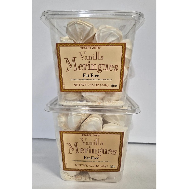 Trader Joe’s Vanilla Meringues Gluten & Fat Free Bundle 7.75oz