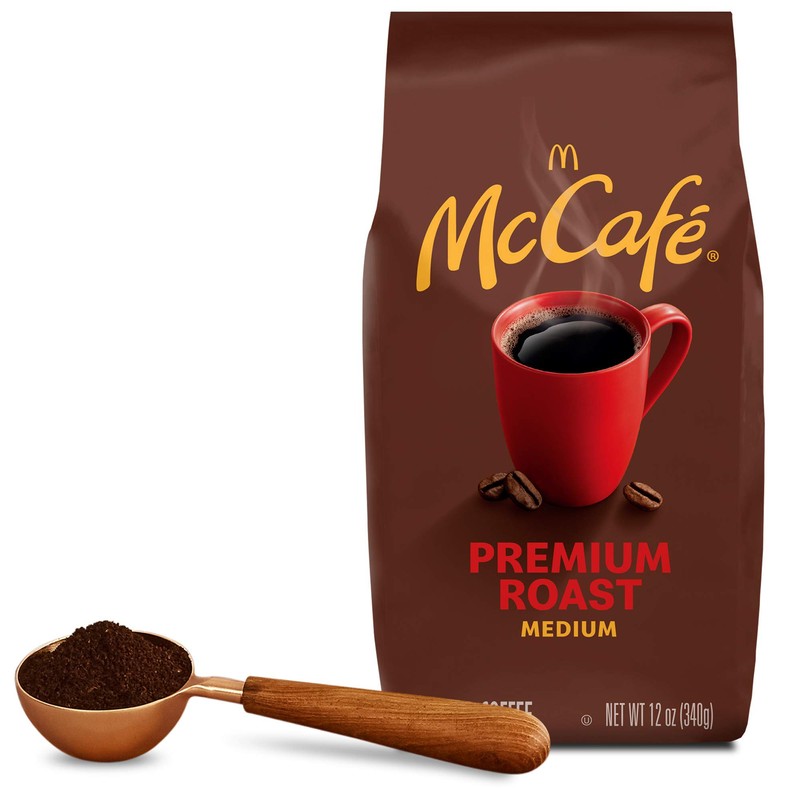 McCafe Premium Roast, Medium Roast Ground Coffee, 12 oz Bag