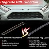 BINGIGOO 2PCS Grille Lights LED Bar Front Sequential Switchback LED