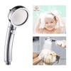 KAIYING Chrome High Pressure Handheld Shower Head with ON/OFF Pause