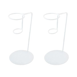 Alpha Depot Soft Cream Stand Ice Cream Cone Stand Ice Cream Stand Soft Cream Holder Waffle Cone Stand Soft Ice Cream Stand Ice Cream Holder Ice Cream Holder Party Display Display Display (White x 2)