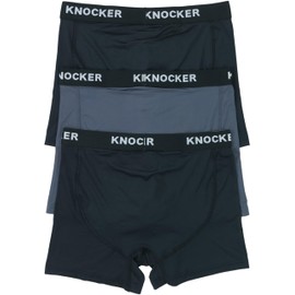 ToBeInStyle - Pack de 6 calzoncillos tipo calzones de mezcla de algodón y elastano para hombre, Paquete de 3: colores oscuros sólidos, M