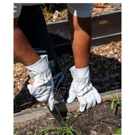 Garden Works Leather Mates Gardening Gloves, Medium