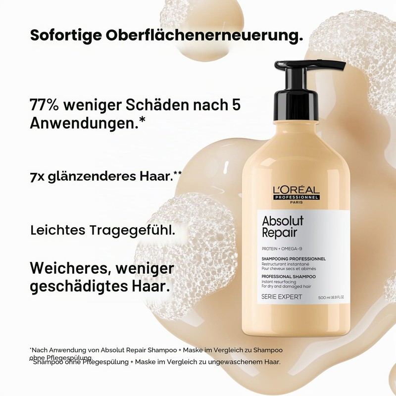 EASO MAGNO L'Oreal Serie Expert Absolut Repair Gold Shampoo 500ml