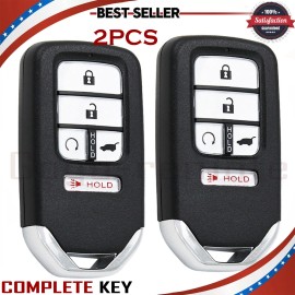 Unbranded 2 Keyless Prox Smart Remote Key Fob for Honda Pilot Passport 2019 2020 2021 2022
