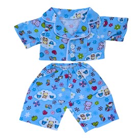 Adorable Blue Pyjamas - PJ Nightwear 16"/40cm - Teddy Bear Clothes Outfit