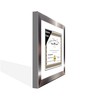 CreativePF [11x14ss-w] Stainless Steel Finish Diploma Frame with 11x14-inch White