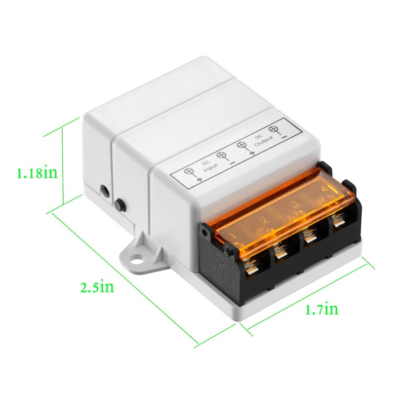 DONJON Wireless Remote Switch with 328ft Long Range DC 12V/24V48V/72V