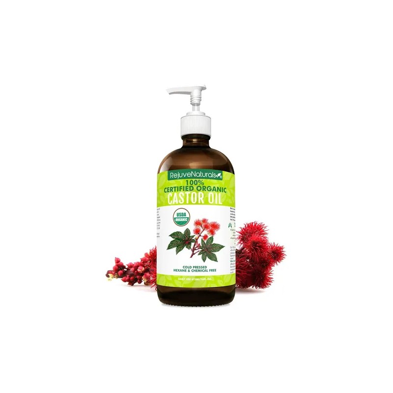 Aceite Orgánico De Ricino, 100 Puro, Hexano Última Interven
