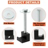 PETCHOR Truck Tool Box Mounting Kit, Aluminum Alloy J Hook