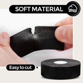 Lunamoon 2 Rolls Eyelash Tape Eyelash Extension Tape Eyelash Tape Lash Tape Eyelash Tape for Eyelash Extension (Black)