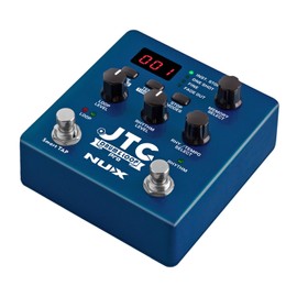 Nux JTC Drum and Loop Pro Dual Switch Effects Device Pedal for Guitar and Bass + Keepdrum Jack Cable