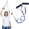 Phantawell Shoulder Pulley for Physical Therapy, Pulleys Metal Bracket, Blue