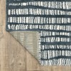 Homeroots 8' Teal And Ivory Striped Runner Rug