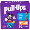 Pull-Ups Boys' Potty Training Pants, Size 3T-4T Training Underwear (32-40