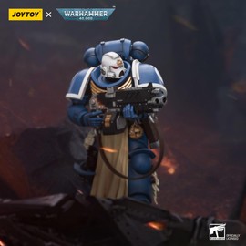 BEERISE JOYTOY 1/18 Action Figures - Warhammer 40,000 Ultramarines Sternguard Veteran with Auto Bolt Rifle - 5‘’,Classic Character,Collectible,Age 15 and Above