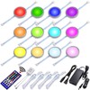 Lvyinyin RGBWW Under Cabinet LED Lighting Kit, Linkable Puck Light,