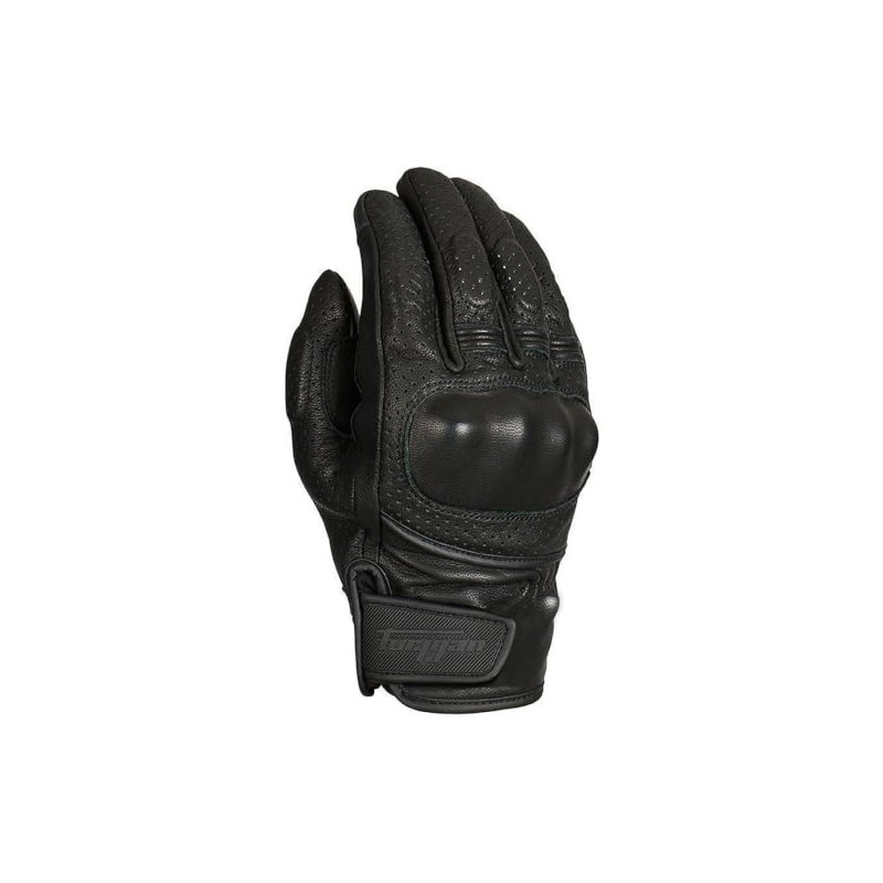 Furygan LR Jet D3O Vented Perforated Motorcycle Gloves (Black, L)