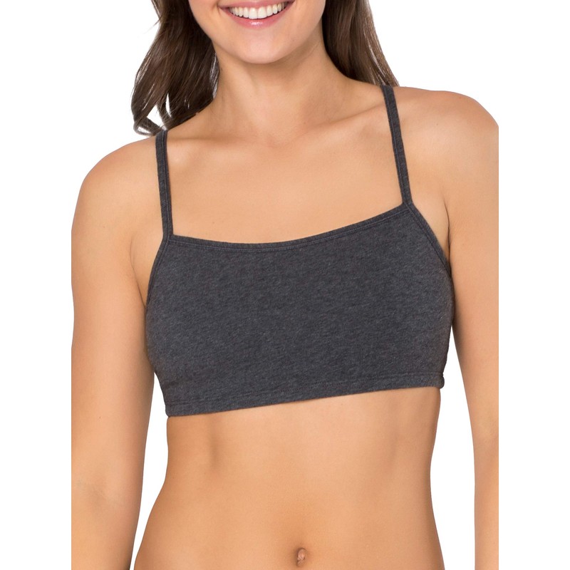 Fruit of the Loom 3 Pr Spaghetti Sportsbra para mujer,