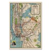Printing Pira Poster New York Subway Maps - Classic Design Reproduction (11x17)