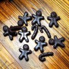 2-Pack Gingerbread Man Chocolate Molds Set - MoldFun Christmas Party