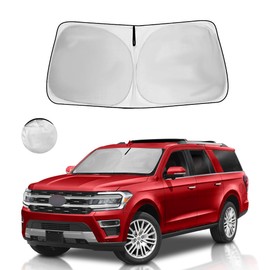 for Ford Expedition Windshield Sun Shade 2025-2018 Front Window Sunshade Fit Ford Expedition Accessories Fodable Car Sun Visor UV Protector Shade Heat Shield Cover
