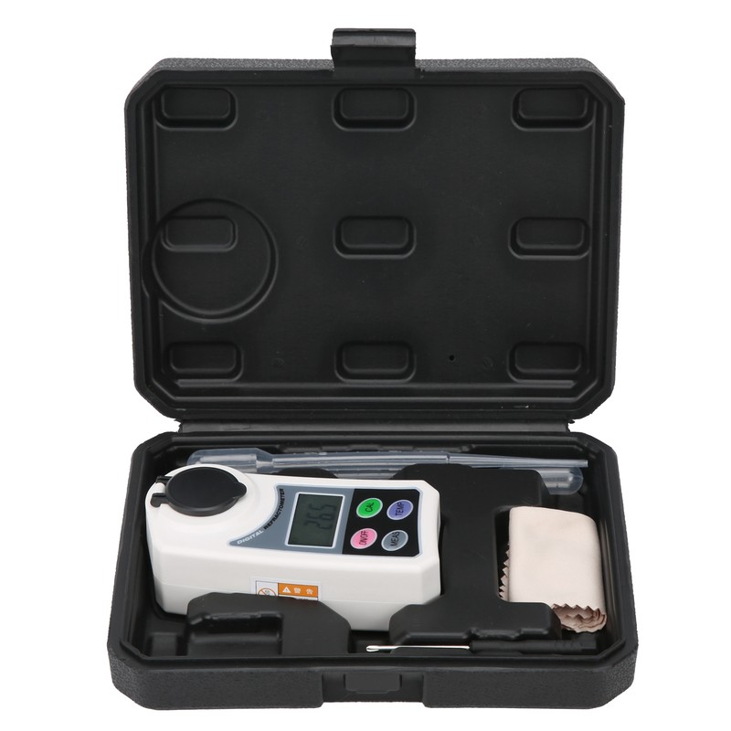 Digital Brix Refractometer Portable Handheld Digital Sugar Salinity Meter for