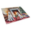 Caroline's Treasures DAC2692LCB Komondor Cozy Christmas Glass Cutting Board Large