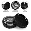 Set of 4 Hub Caps, 64 mm, JANDH Volvo Hub