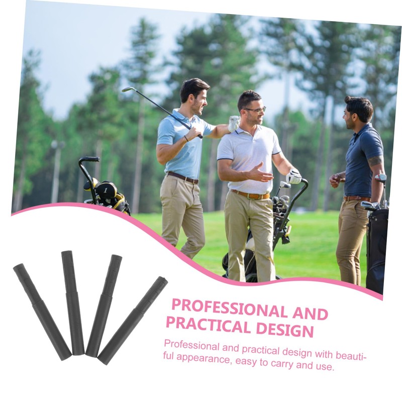 KOMBIUDA 4pcs Carbon Fiber Golf Shaft Extenders Lightweight Easy to