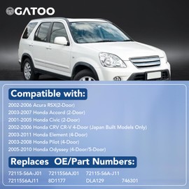 Front Right Passenger Side Door Lock Actuator Fit for Honda CR-V CRV 2002 2003 2004 2005 2006,03-2008 Pilot,01-05 Civic,03-2007 Accord,03-2011 Element,05-2010 Odyssey,02-06 RSX,OE# 72115S6AJ01