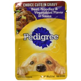Pedigree Chopped Ground Dinner 8-Pouch Variety Pack ,4-Meaty Ground Dinner with Hearty Chicken ,4-Beef,Bacon and Cheese Flavors