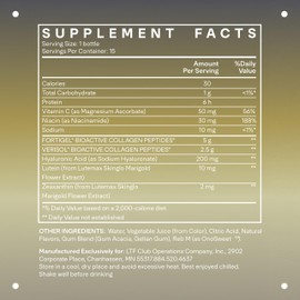 LTH Rewind Collagen Elixir - Trusted by Life Time Members - with Collagen Peptides, Hyaluronic Acid & Antioxidants - Supports Hair, Skin, Joint & Bone Health - Berry-Sorbet, 30 ml (15 Pack)