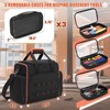 Marscamd Tool Bag with 3 Removable Cases, 2 Layers Tool