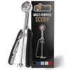 Gorilla Grip Premium Stainless Steel, Spring-Loaded Scoop for Fruit, Cookie