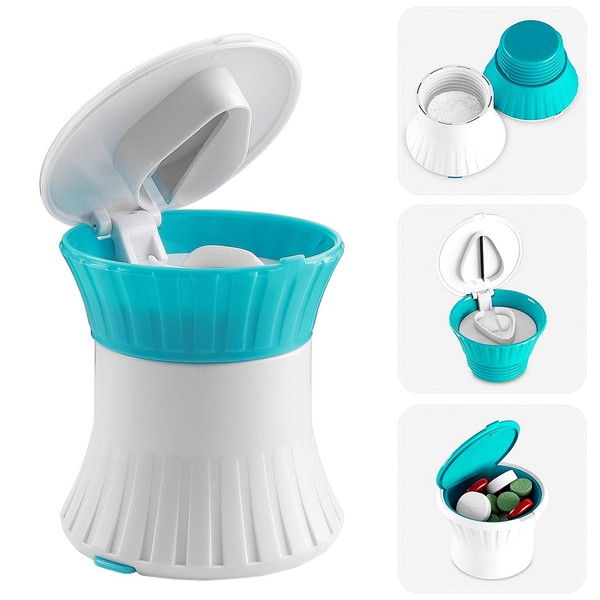 Pill Cutter Splitter Tablet Divider Pill Cutter 3 in 1