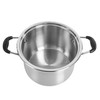 CONCORD Stainless Steel Stock Pot with Glass Lid (Induction Compatible)