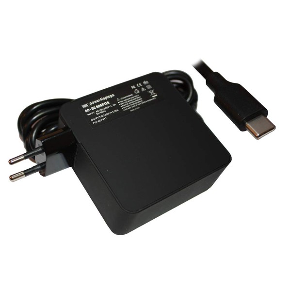 Power4Laptops Power Supply Laptop Charger (EU Plug) Compatible with Lenovo