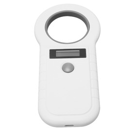 Animal Chip Scanner, Pet Microchip Scanner Bluetooth 134.2Khz 125Khz EMID FDX B Self Storage Function High Brightness for Indoor (White)