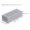2Pcs Cooling Fins Aluminum Heat Radiator Heatsink Kit for Electronic