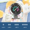 TFA Dostmann 14.4011.60 Analogue Fridge Thermometer Stainless Steel Also Suitable