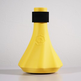 Trombone Mute, "QooMute" Practice Mute (New in 2024), For Practice, Noise Reducing, Indoor, Home Practice, Lightweight, Silent, Cumute Brass Design (Canary Yellow)