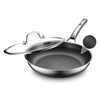 Non Stick Frying Pans, 12.2 inch Hybrid Griddle Skillet with