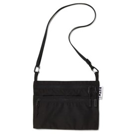 Baboon to the Moon Rectangle Sacoche Bag - in Multiple Colors, Stylish, Water-Repellent, Shoulder Bag for Men and Women (Black)