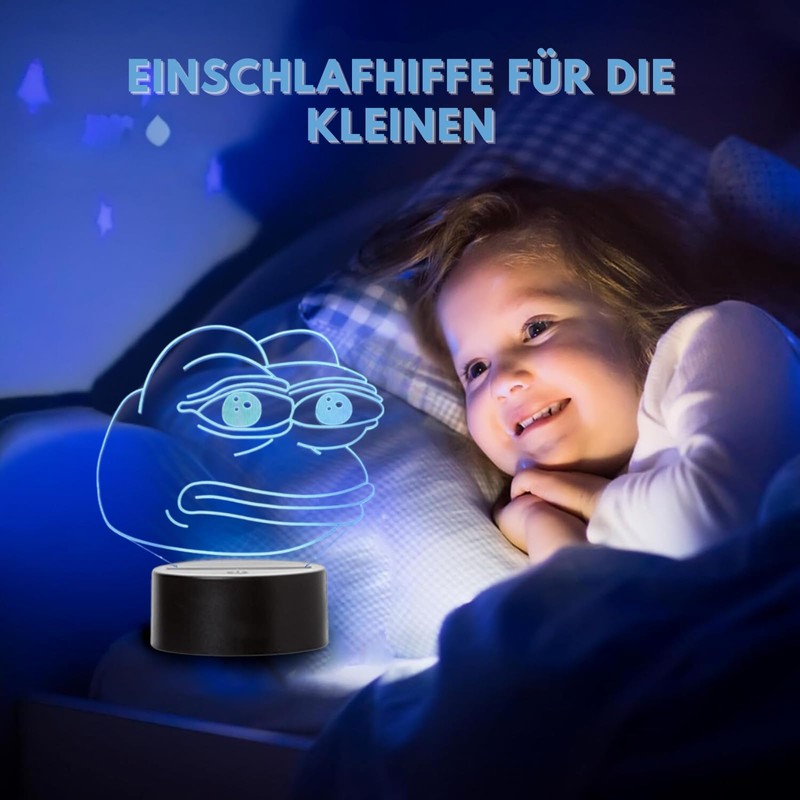 Pepe The Frog Colour Changing LED Light USB Night Light