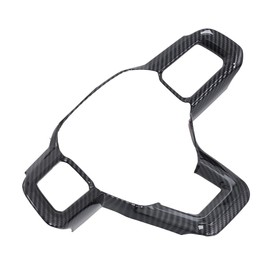 YINGTUU for Ford Mustang Accessories 2024 2025 Steering Wheel Trim Decals Interior Stickers - Carbon Fiber Grain